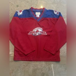 Colorado Avalanche NHL Hockey authentic kids Jersey sz 7